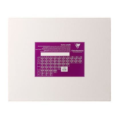 CLAIREFONTAINE Canvas Board White 4mm Portrait 61x50cm