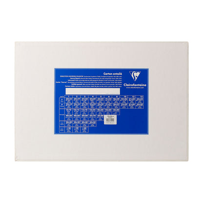 CLAIREFONTAINE Canvas Board White 4mm Landscape 55x38cm