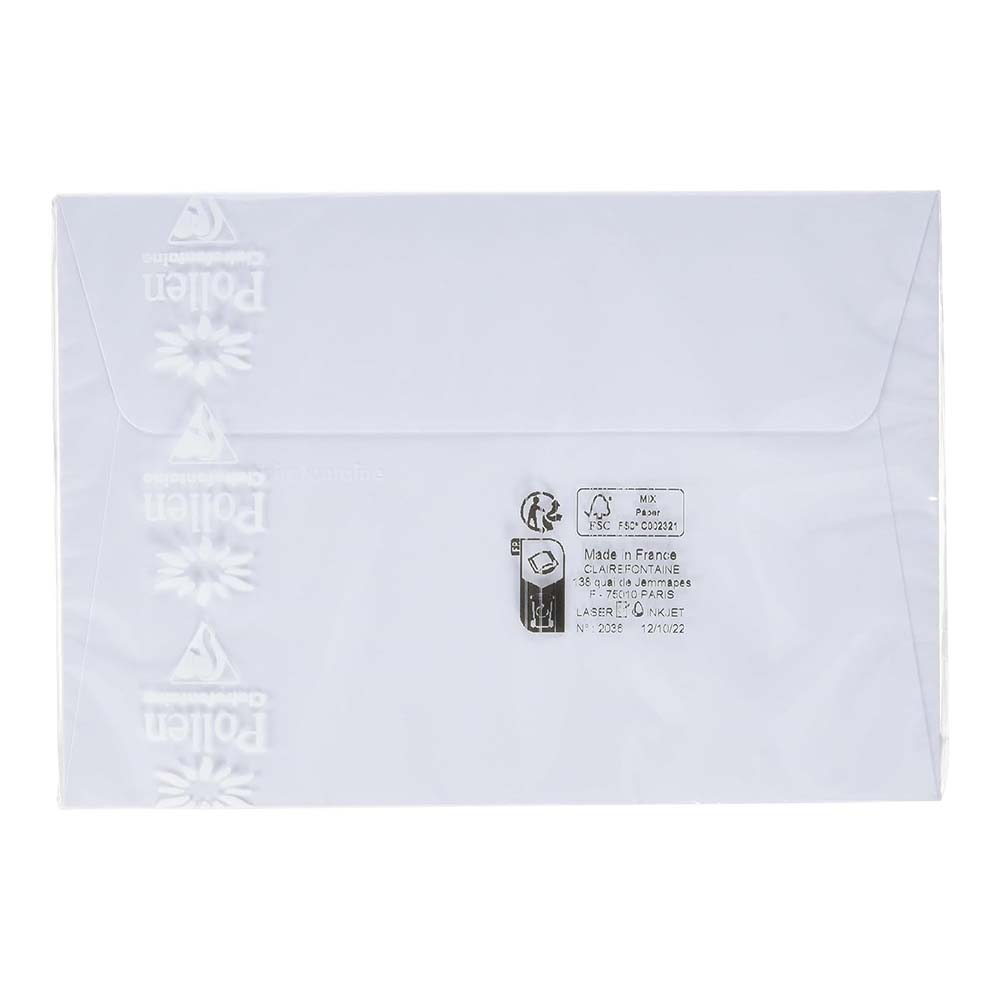 POLLEN Envelopes 120g 114x162mm White