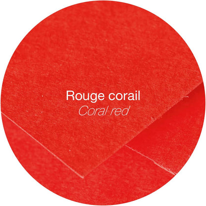 POLLEN Envelopes 120g 165x165mm Coral Red