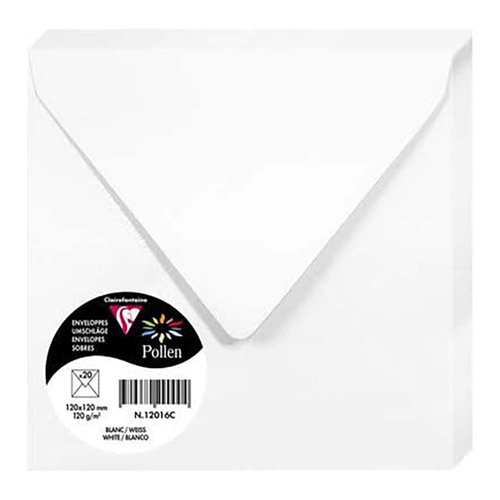 POLLEN Envelopes 120g 120x120mm White