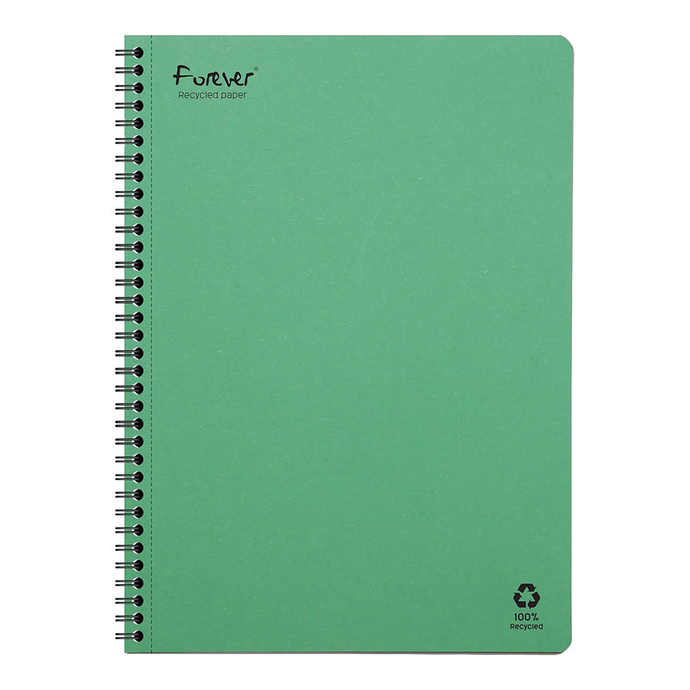 CLAIREFONTAINE Forever Premium Wirebound Notebook Detachable Sheets A4 60s 5x5 Sq Assorted