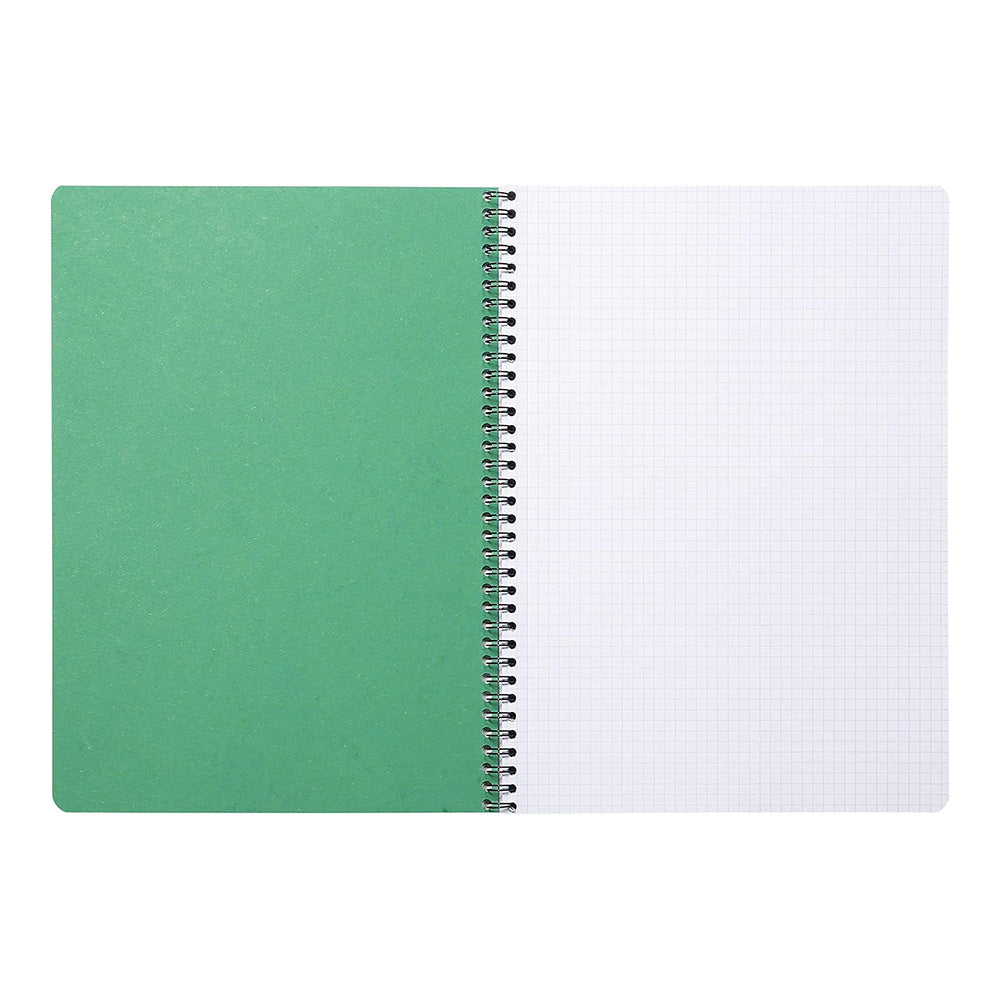 CLAIREFONTAINE Forever Premium Wirebound Notebook Detachable Sheets A4 60s 5x5 Sq Assorted