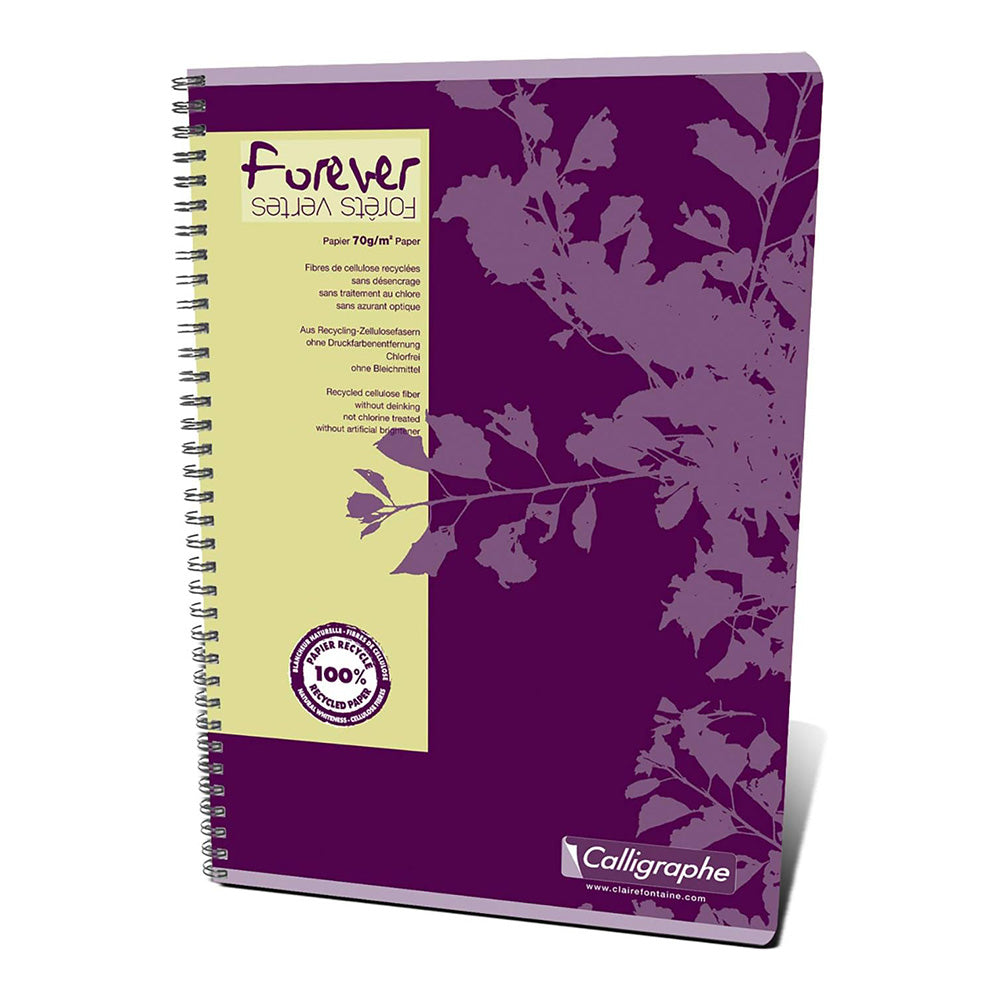 CLAIREFONTAINE Forever Premium Wirebound Notebook A4 90s Lined