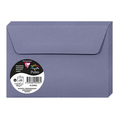 POLLEN Envelopes 120g 114x162mm Forget-Me-Not 20s