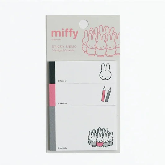 MIFFY x greenflash Sticky Memo Gray