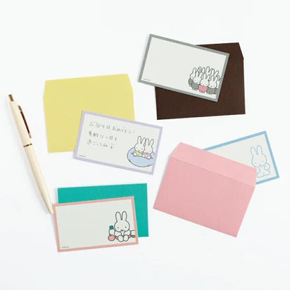 MIFFY x greenflash Mini Card Set Pink