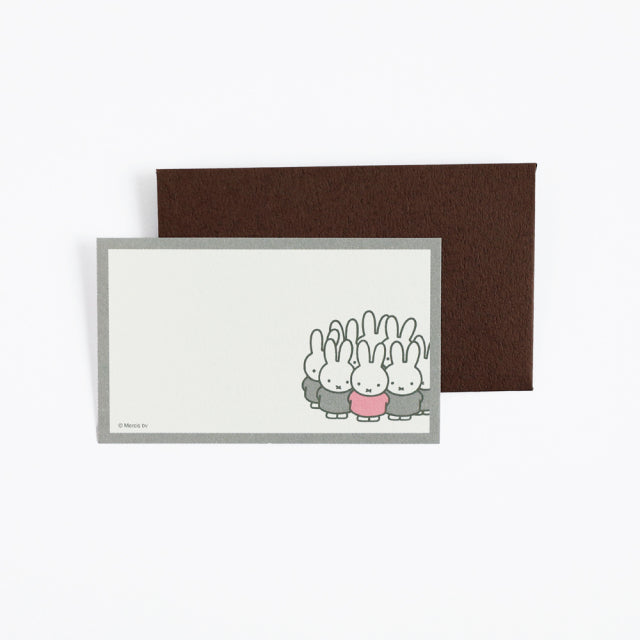 MIFFY x greenflash Mini Card Set Gray