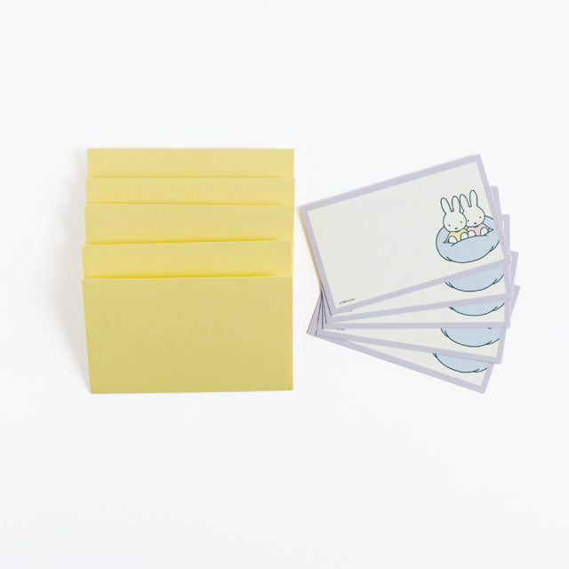 MIFFY x greenflash Mini Card Set Purple