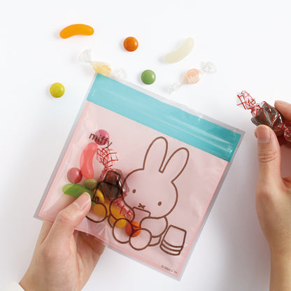 MIFFY x greenflash Zipper Bag 13.5x13.5cm Pink