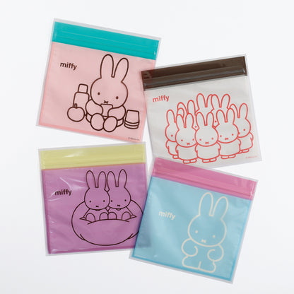 MIFFY x greenflash Zipper Bag 13.5x13.5cm Pink