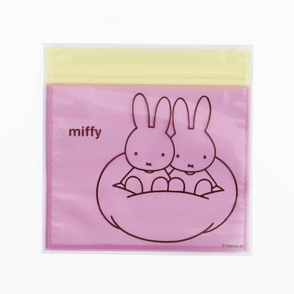 MIFFY x greenflash Zipper Bag 13.5x13.5cm Purple