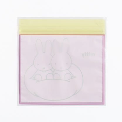 MIFFY x greenflash Zipper Bag 13.5x13.5cm Purple