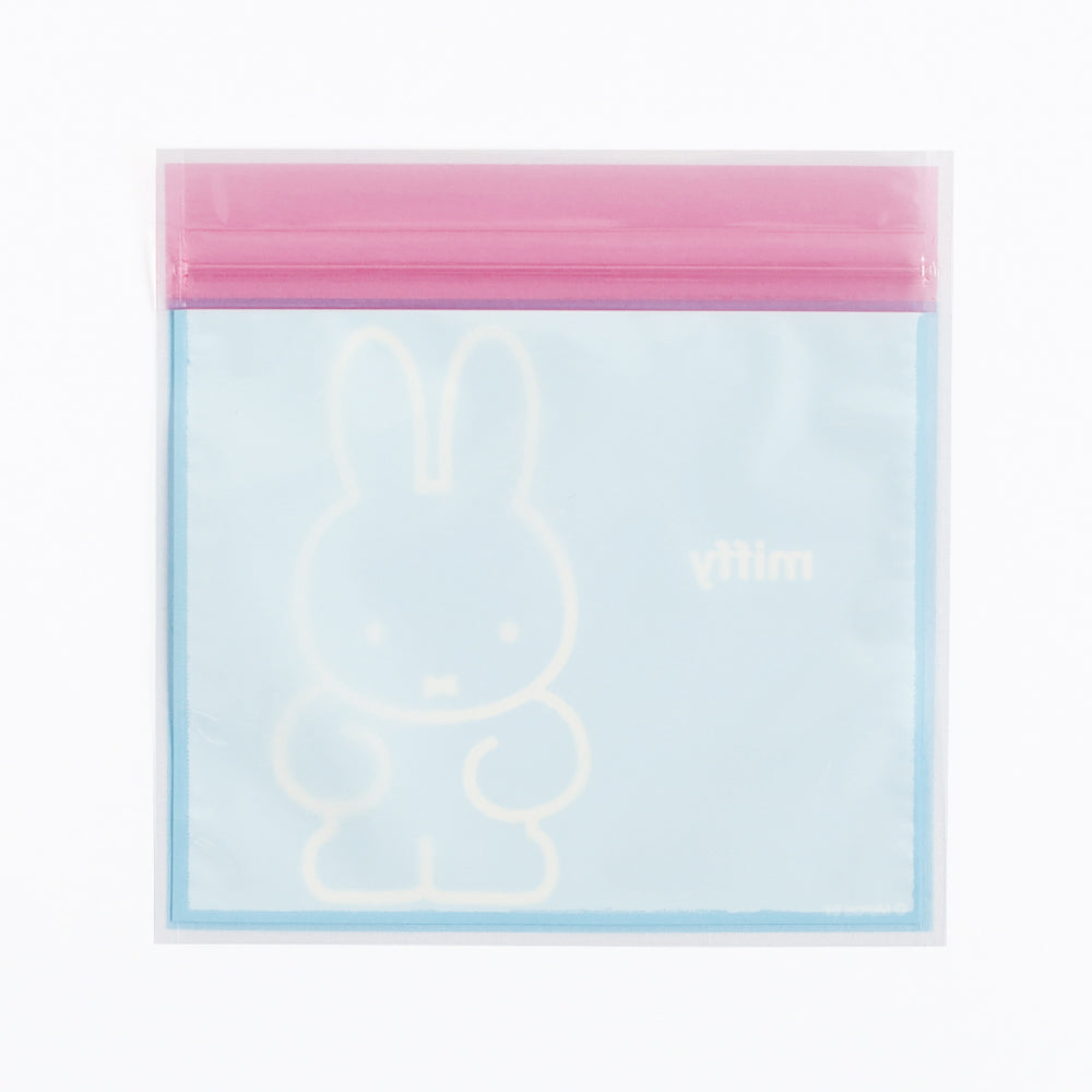 MIFFY x greenflash Zipper Bag 13.5x13.5cm Blue