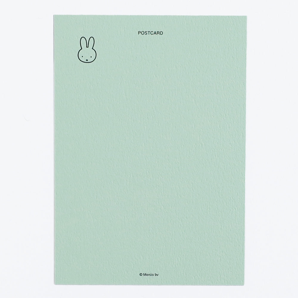 MIFFY x greenflash Postcard 10.5x14.8cm Green