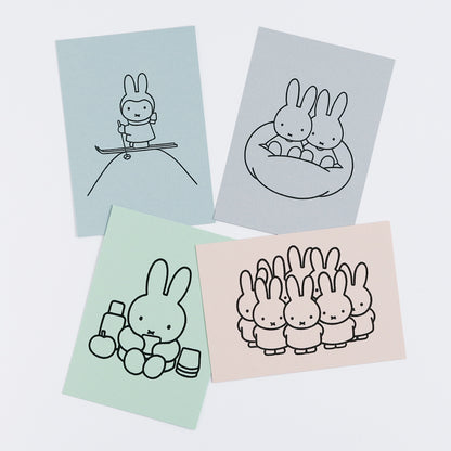 MIFFY x greenflash Postcard 10.5x14.8cm Green