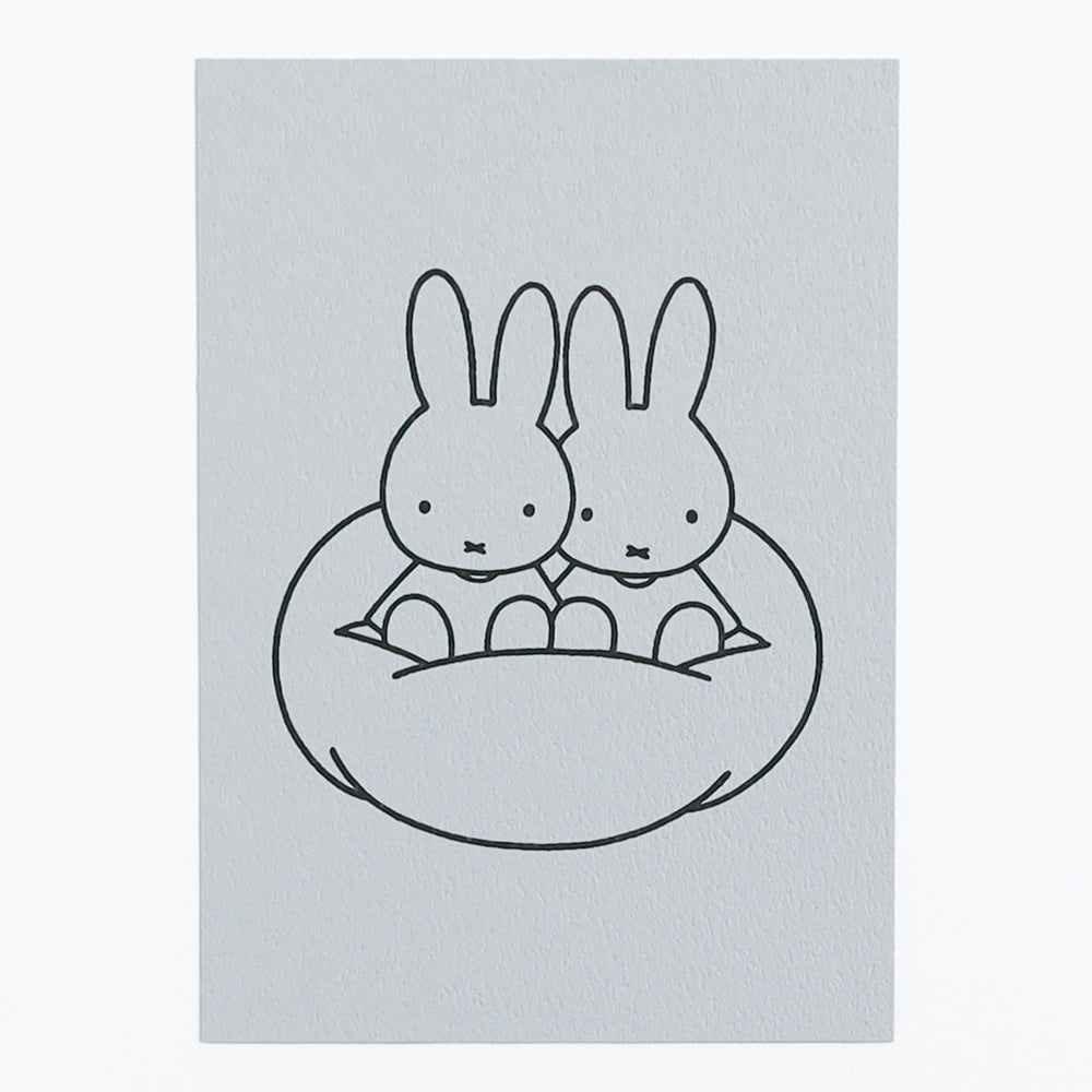 MIFFY x greenflash Postcard 10.5x14.8cm Purple