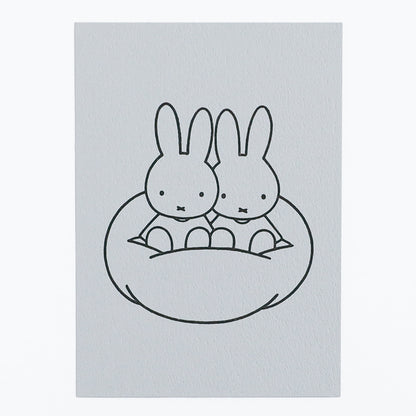 MIFFY x greenflash Postcard 10.5x14.8cm Purple