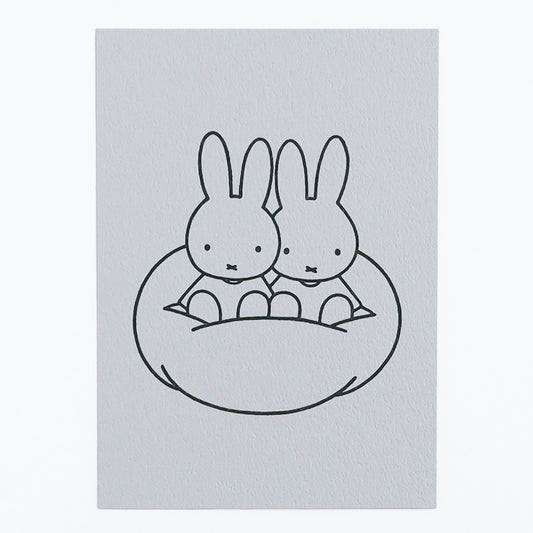 MIFFY x greenflash Postcard 10.5x14.8cm Purple