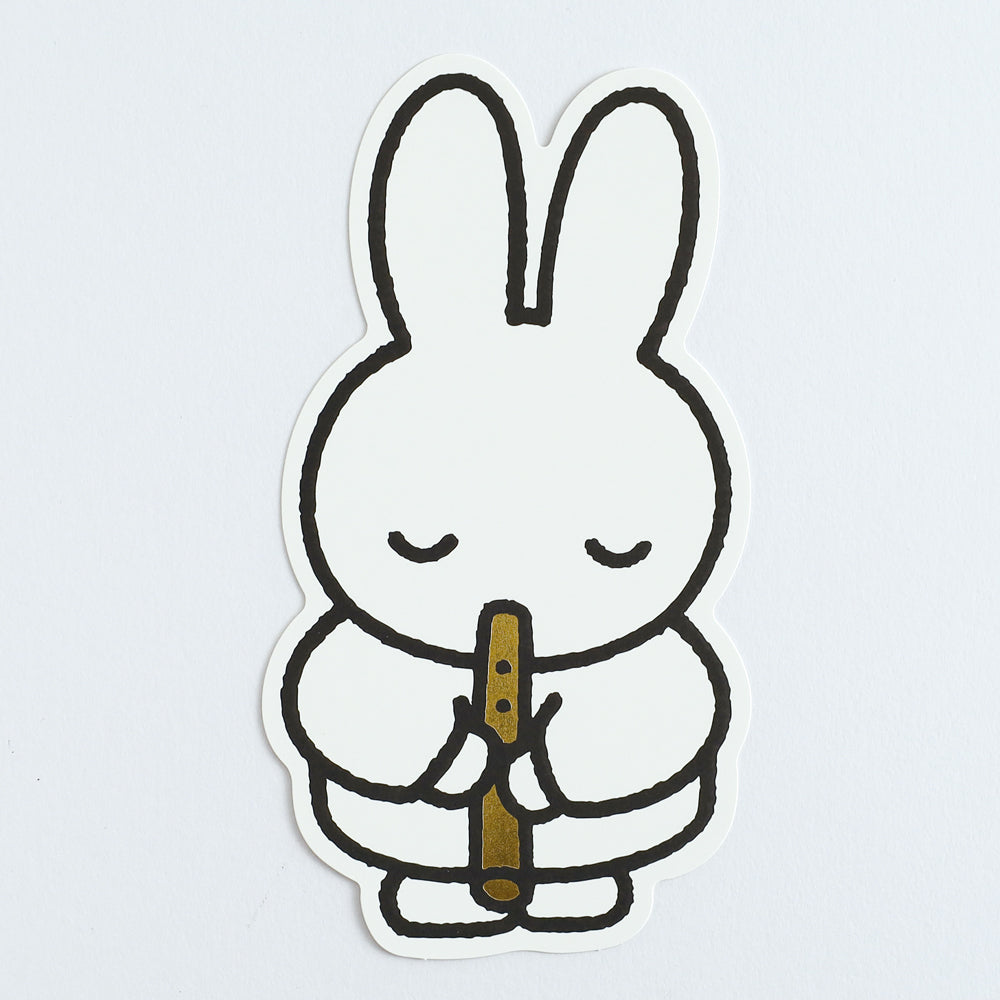 MIFFY x greenflash Diecut Postcard 10.5x14.8cm Recorder