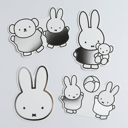 MIFFY x greenflash Diecut Postcard 10.5x14.8cm Silver