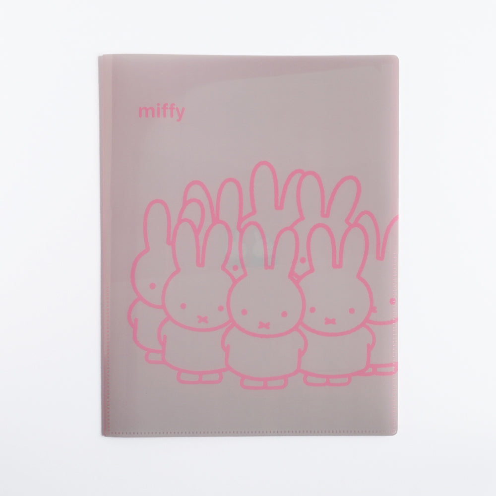 MIFFY x greenflash Clear Book File A4 Gray