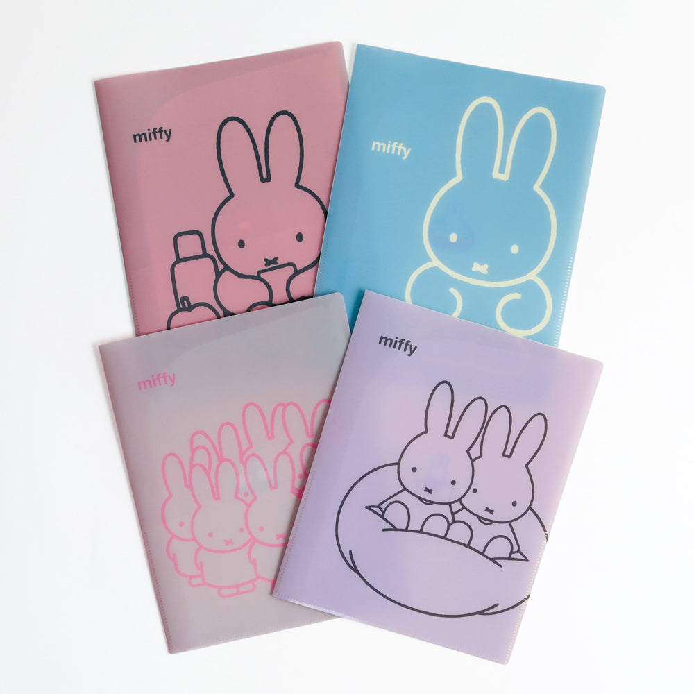 MIFFY x greenflash Clear Book File A4 Gray