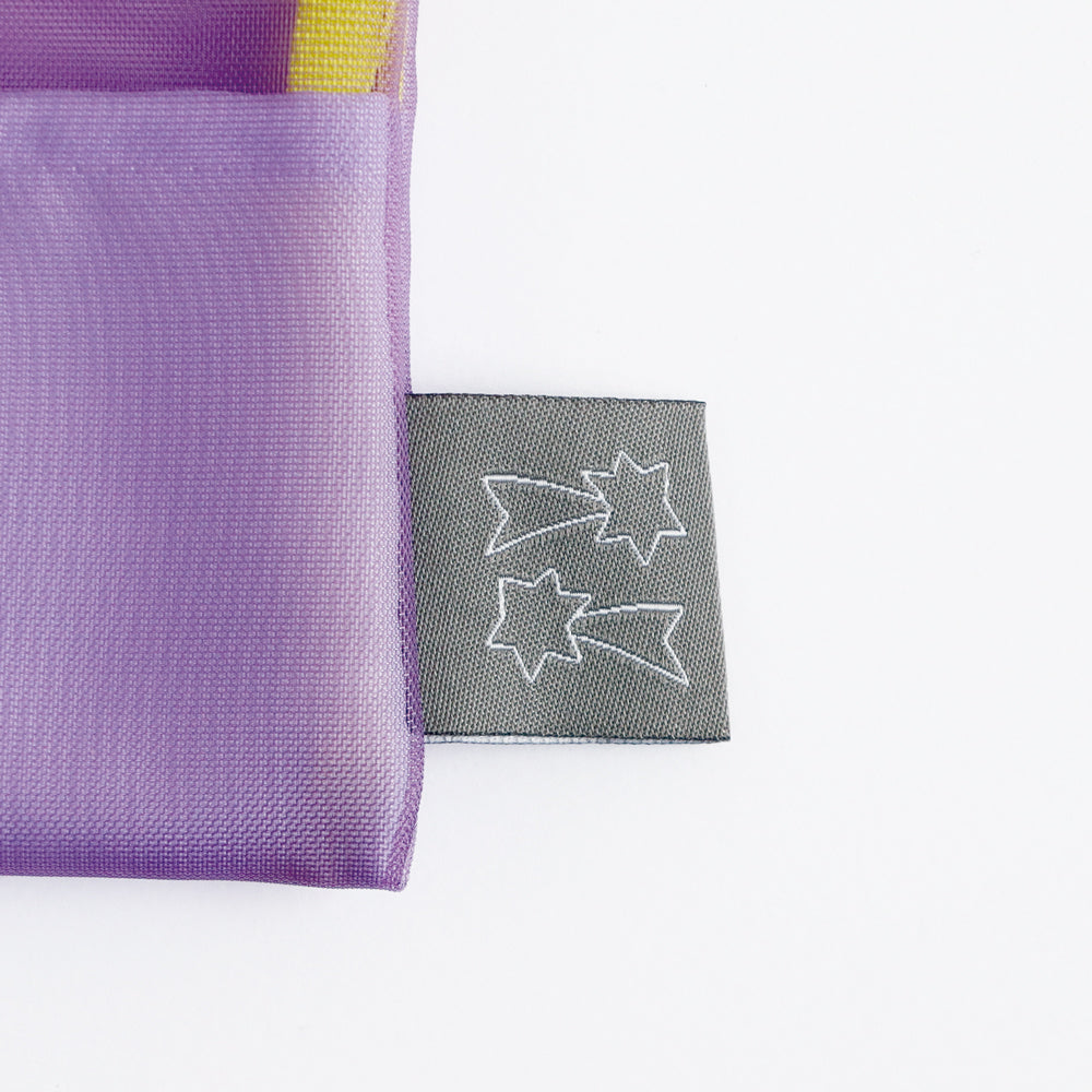 MIFFY x greenflash Mesh Pen Pouch 21x10.5cm Purple