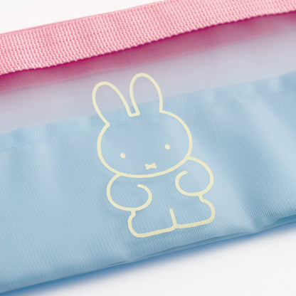 MIFFY x greenflash Mesh Pen Pouch 21x10.5cm Blue