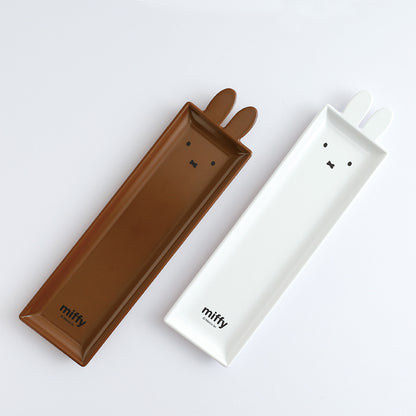 MIFFY x greenflash Long Stationery Tray 7x26cm Brown