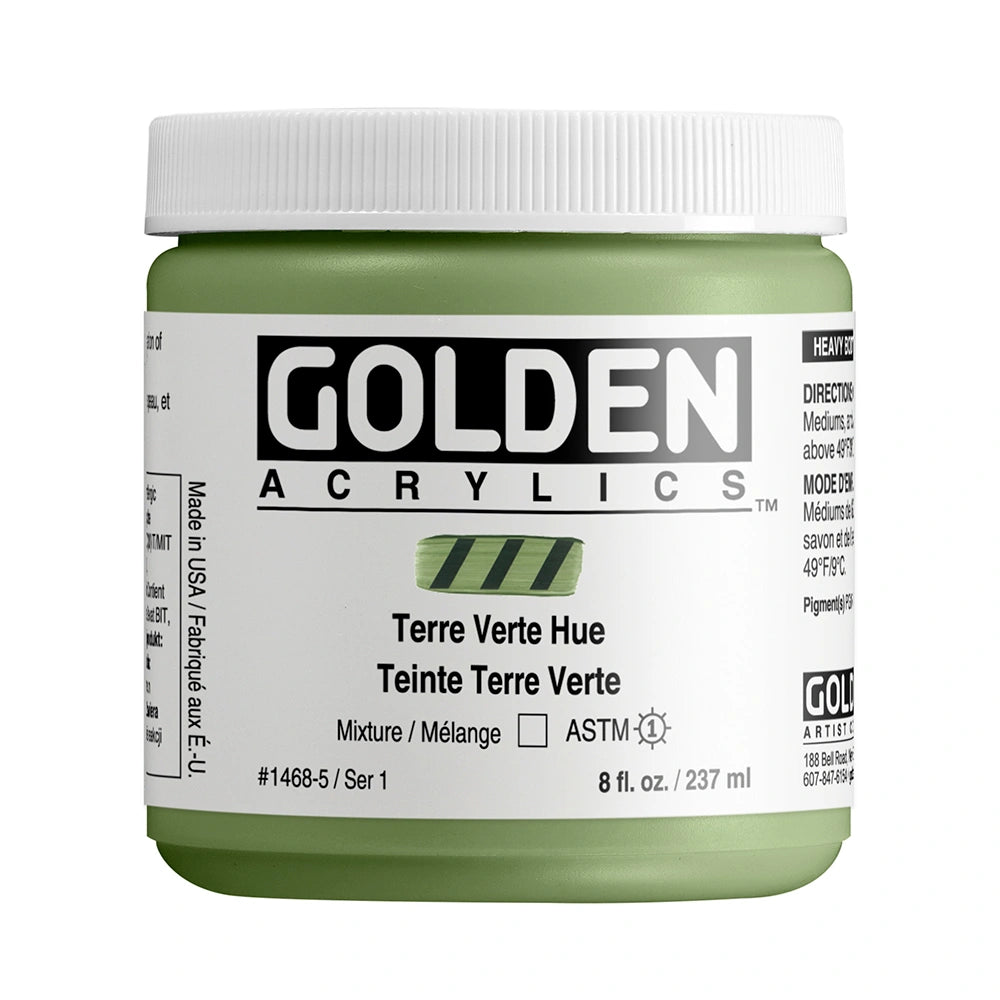 GOLDEN Heavy Body Acrylics 235ml Terre Verte Hue