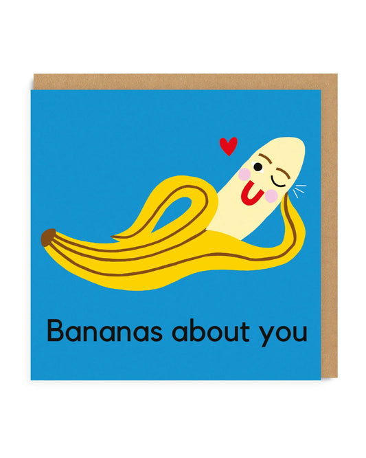 OHH DEER Card Valentines Bananas About You