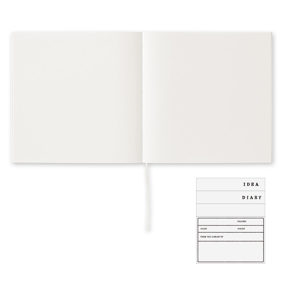 MIDORI MD Notebook Cotton A5 Square Blank