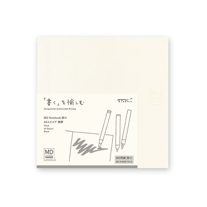 MIDORI MD Notebook Thick A5 Square Blank