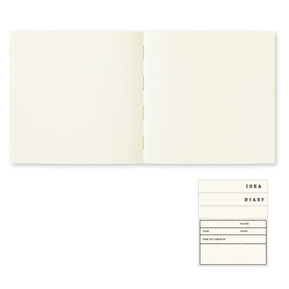 MIDORI MD Notebook Thick A5 Square Blank