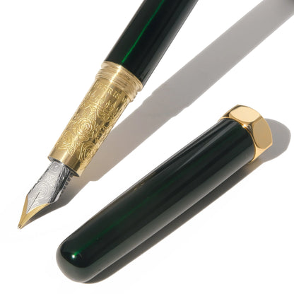 FERRIS WHEEL PRESS Bijou Fountain Pen-Fine Emerald Garden