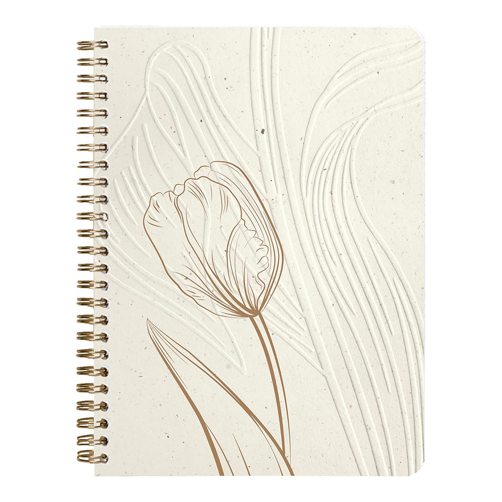 CLAIREFONTAINE x Tulip Paper Wirebound Notebook A5 74s Dot Assorted