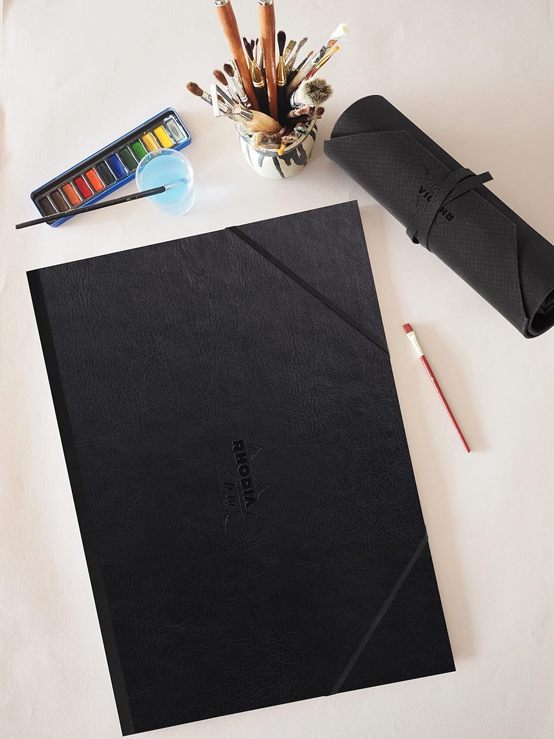 RHODIA Touch 3-Flaps Art Folder 52x72cm Black