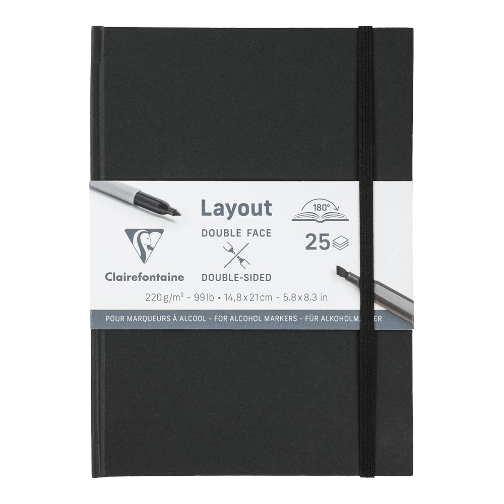 CLAIREFONTAINE Double Sided Layout Book 220g A5