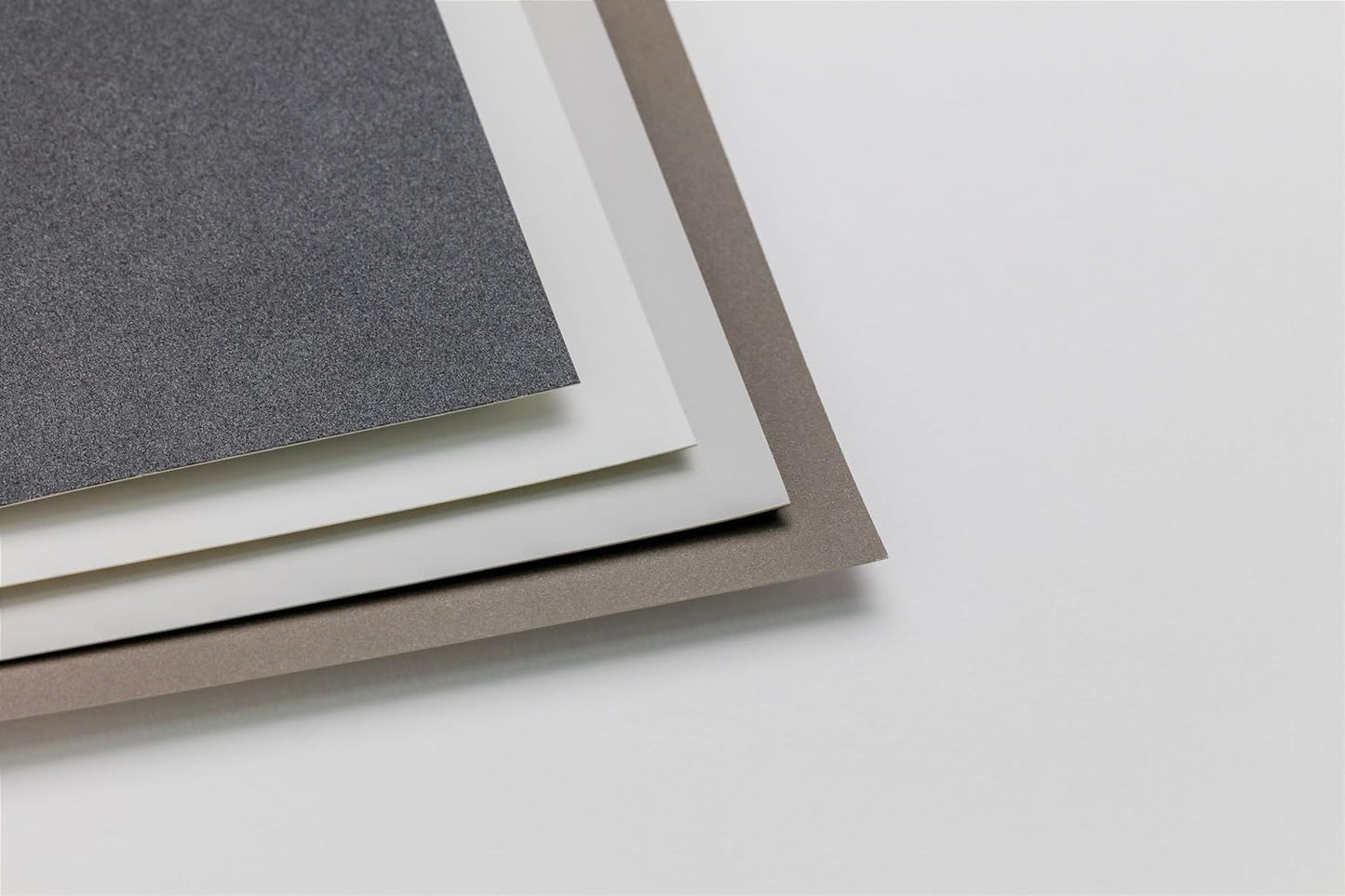 CLAIREFONTAINE Pastelgrain Pad 360g 18x24cm 12s Grey Shades Assorted