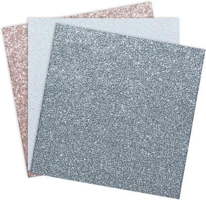 CLAIREFONTAINE Adhesive Glitter Paper 250g 30.5x30.5cm 6s