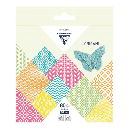 CLAIREFONTAINE Origami Papers 15x15cm 70g 60s Summer