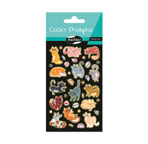 MAILDOR 3D Stickers Cooky Cats 1s