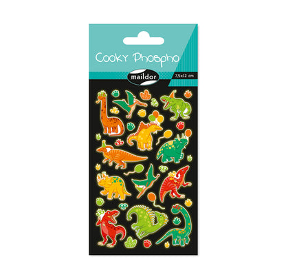 MAILDOR 3D Stickers Cooky Dino 1s