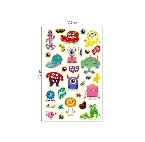 MAILDOR 3D Stickers Cooky Phospho Monsters 1s