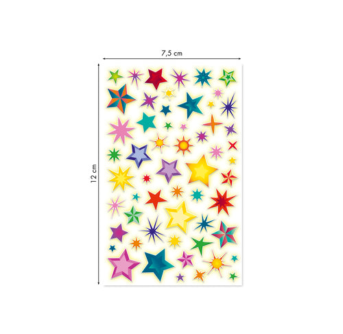 MAILDOR 3D Stickers Cooky Phospho Stars 1s