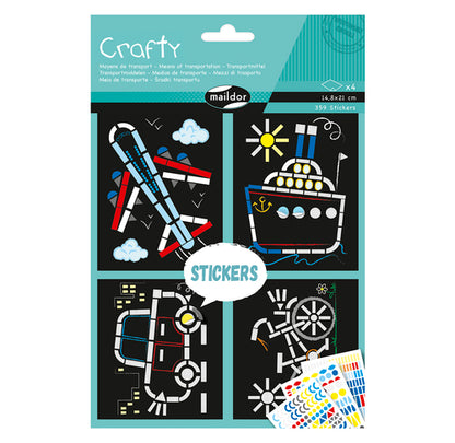 MAILDOR Crafty Stickers Transportation