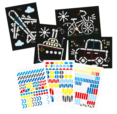 MAILDOR Crafty Stickers Transportation