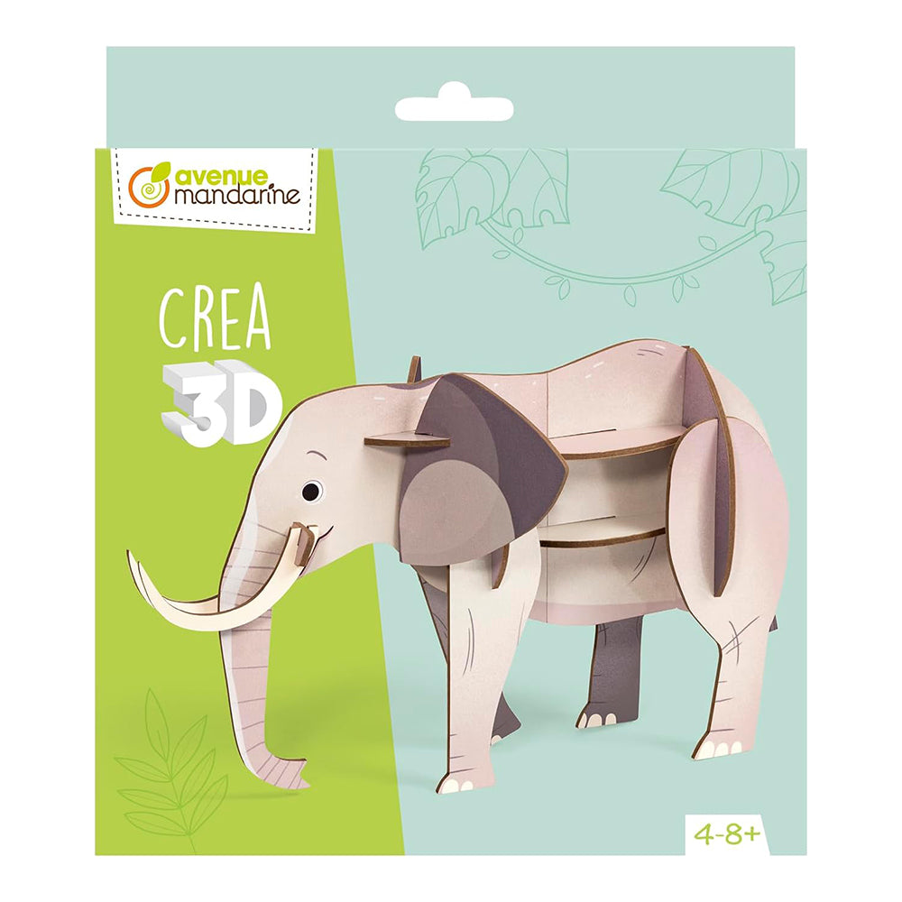 AVENUE MANDARINE Crea 3D Elephant