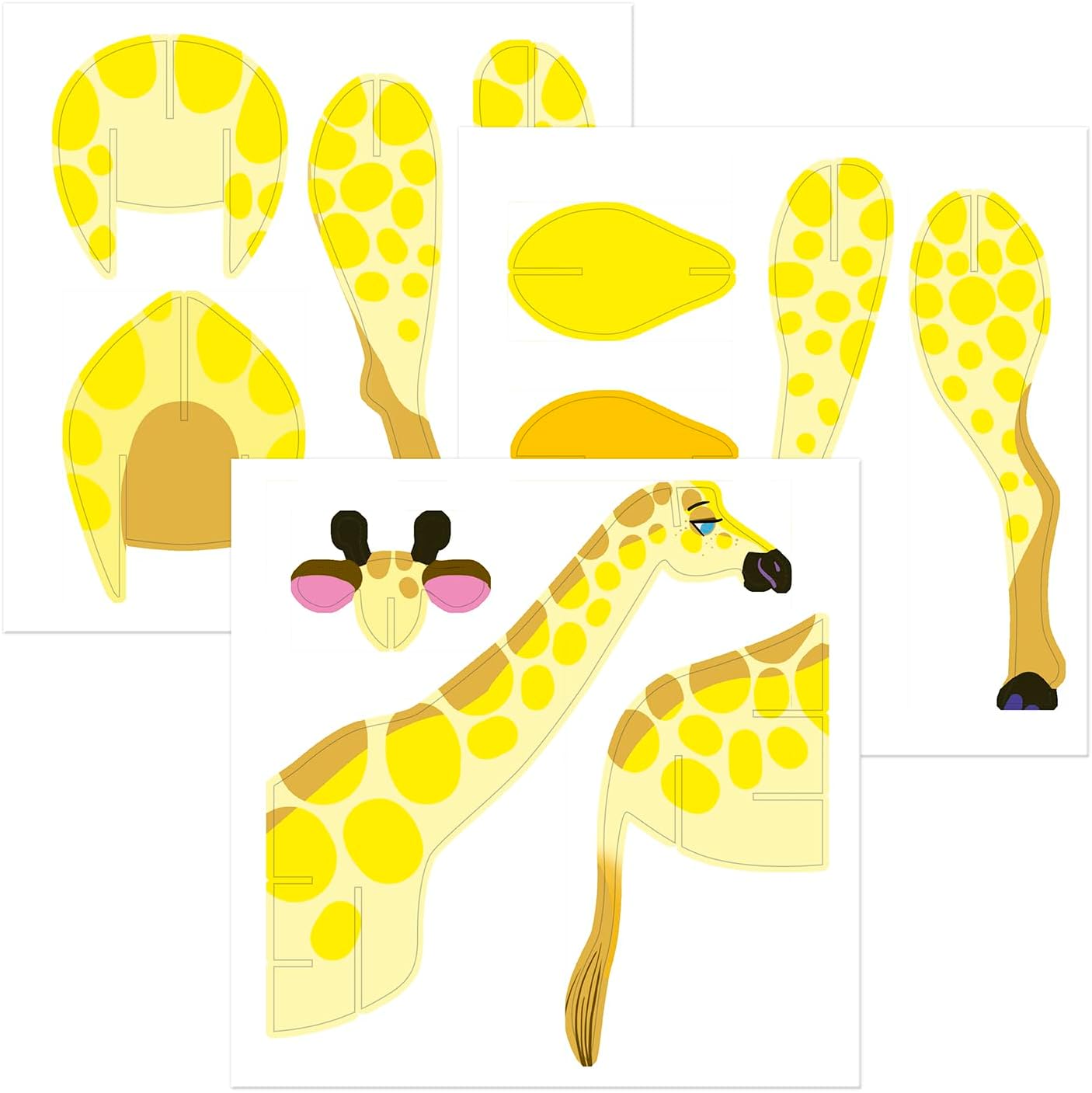 AVENUE MANDARINE Crea 3D Giraffe